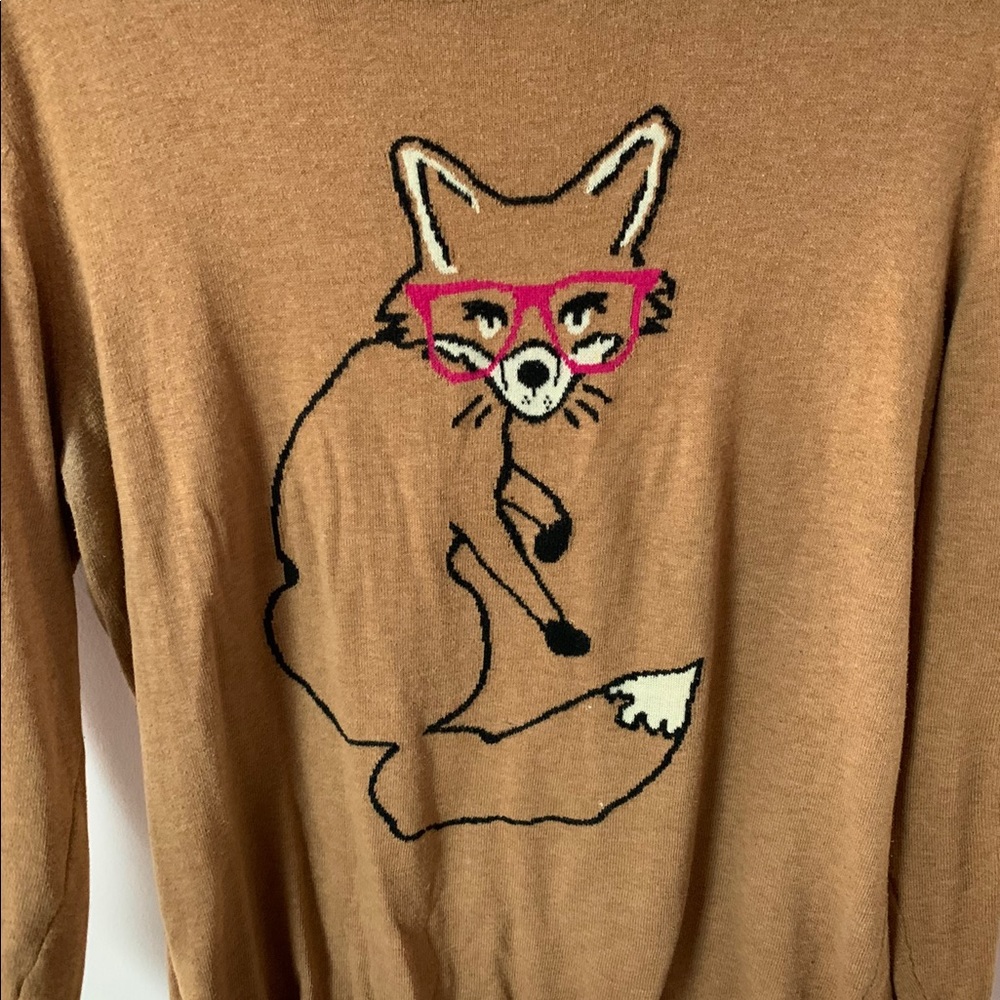 Old Navy fox sweater